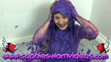 Black knee socks and purple slime 15.jpg